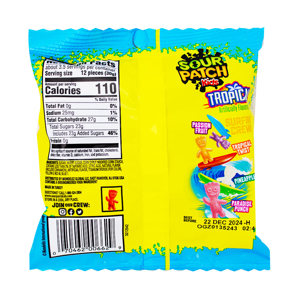 Sour Patch Kids Tropical - 3.6oz | Candy Funhouse – Candy Funhouse US