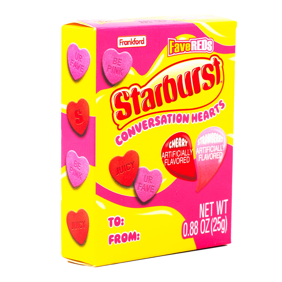 Sweethearts Valentine Conversation Hearts Hard Candy, 0.9 oz. Full Size Box