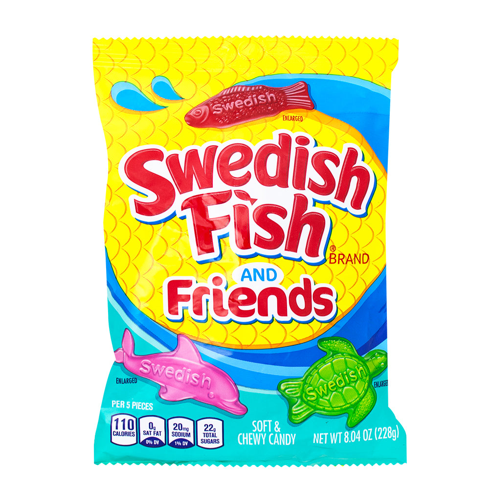 Swedish Fish & Friends - 8.04oz - Swedish Fish Candy