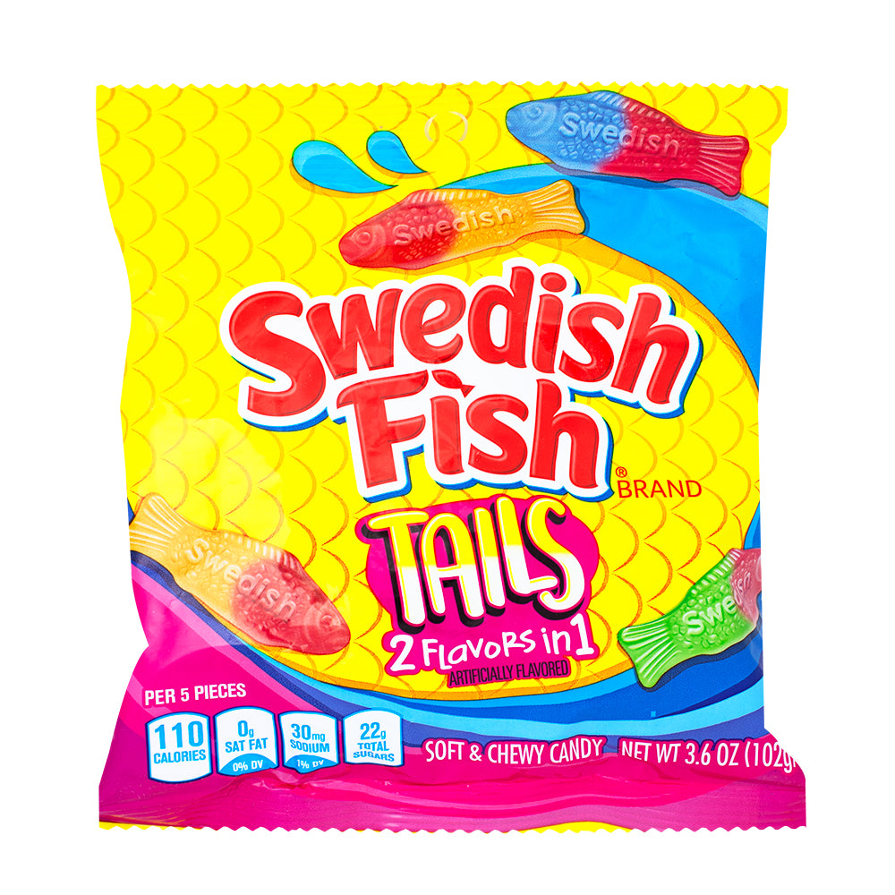 Fishails Fish Swedish Fish Tails - 3.6oz | Candy Funhouse US