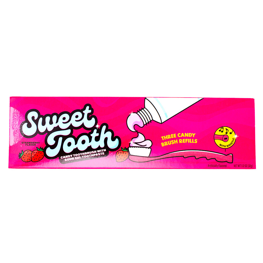 Sweet Tooth Candy Toothbrush with Sour Gel Toothpaste – Candy Funhouse US