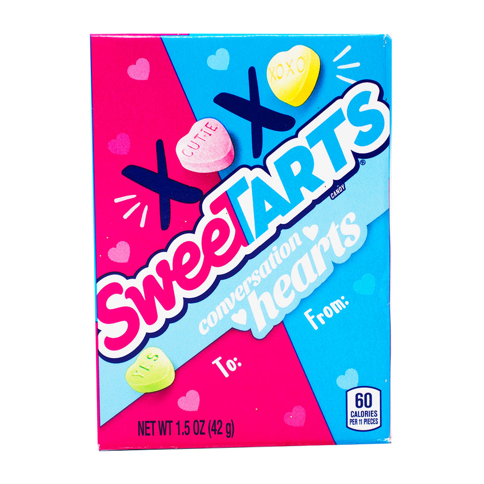 Sweetarts Conversation Hearts - 1.5oz-Sweetarts-Conversation hearts-Candy hearts-Valentine's Day candy