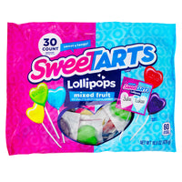 Sweetarts Lollipops 30ct - 16.8oz-Sweetarts-Valentine’s Day cards for kids-Sour Candy-Lollipops-Valentine’s Day candy - Sweet Tarts