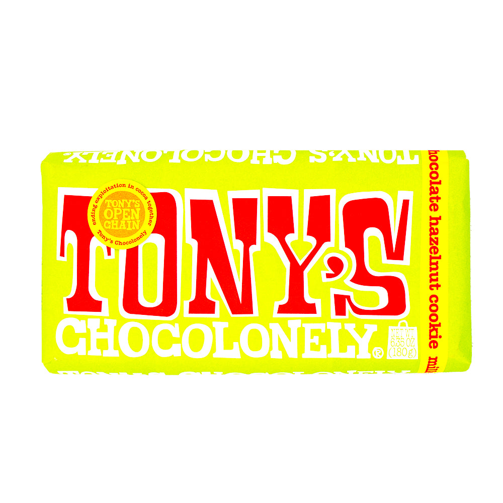 Tony's Chocolonely Milk Chocolate Hazelnut Bar - 180g