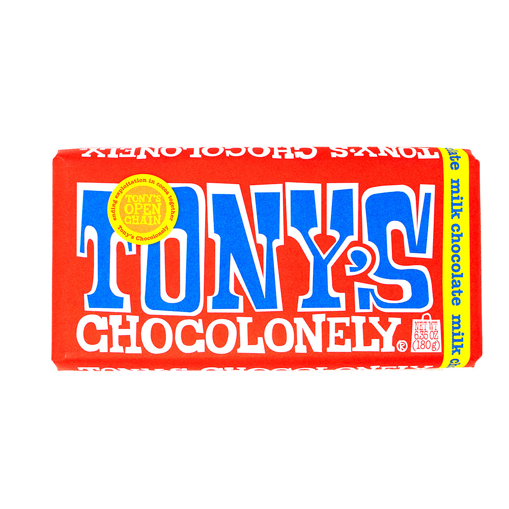 Tony's Chocolonely Milk Chocolate Bar - 180g