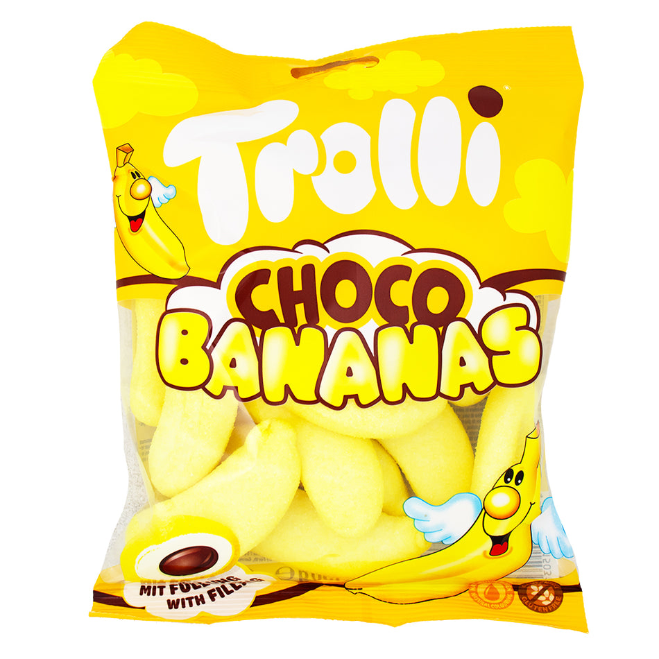 Trolli - Choco Bananas Filled Marshmallows (Germany) - 150g