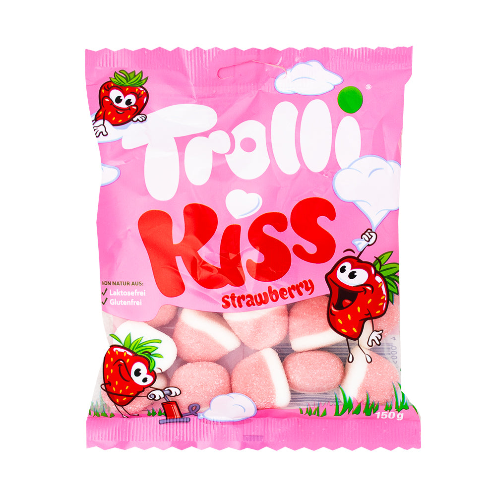 Trolli Strawberry Kiss (Germany) - 150g - Gummy candy from Trolli