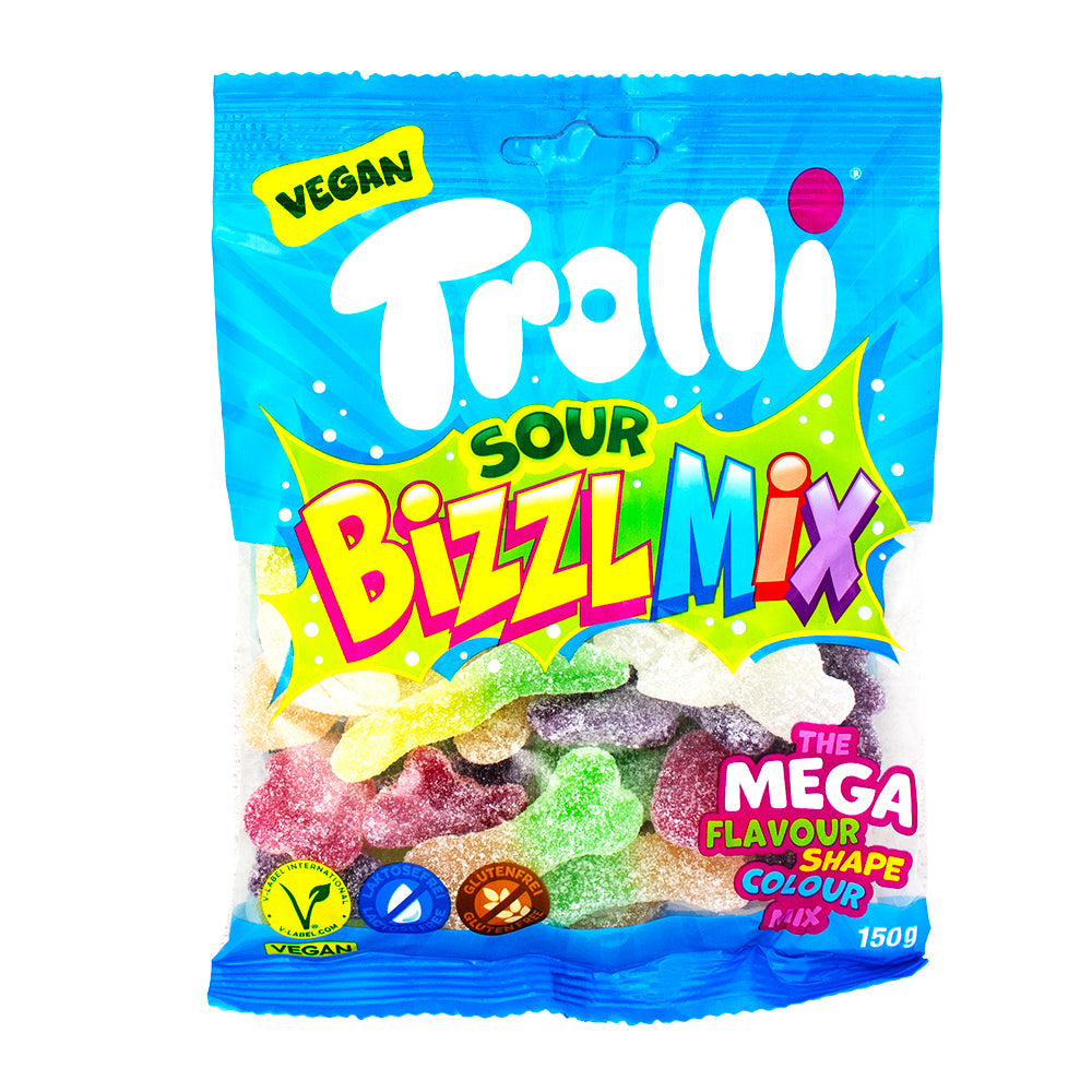 Trolli Sour Bizzl Mix - 150g - Sour candy from Trolli
