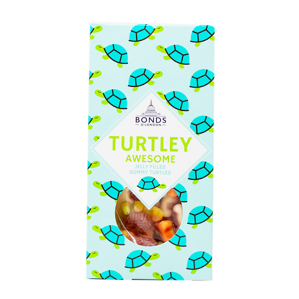 Bonds Turtley Awesome Jelly Filled Gummy Turtles (UK) - 140g - Gummy Candy - British Candy