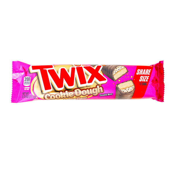 Twix - Cookie Dough Bars Share Size | Candy Funhouse US