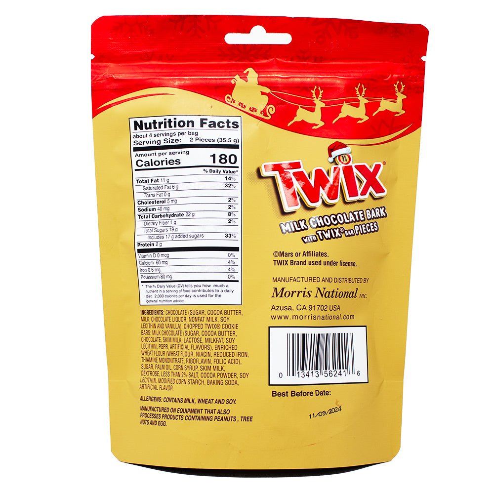 Twix Chocolate Bark - 5oz Nutrition Facts Ingredients\