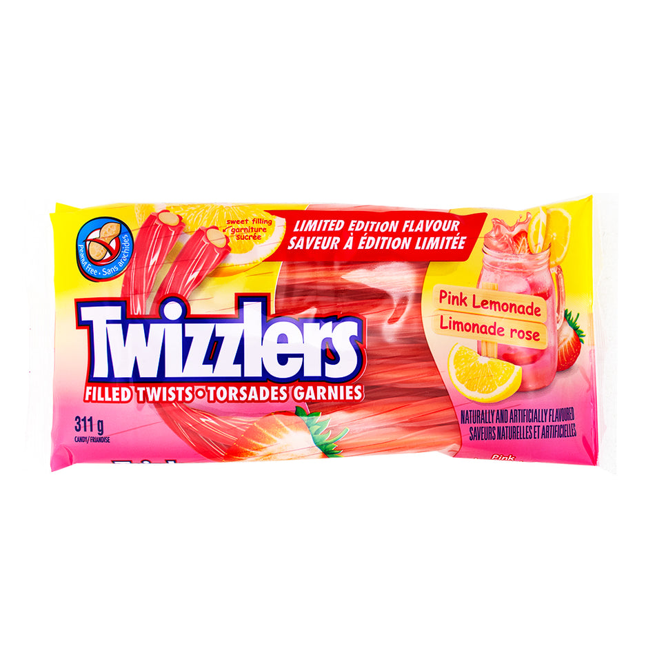 Twizzlers Pink Lemonade Filled Twists - 311g