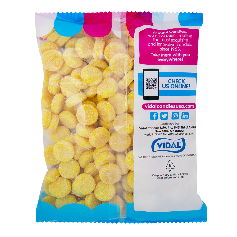Vidal Sour Bites Pineapple & Orange Gummies - 2.2lbs | Candy