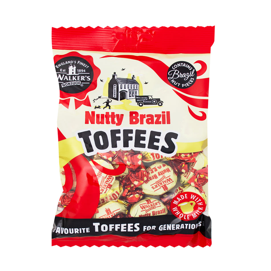 Walker's Nutty Brazil Toffees (UK) - 150g - British Candy