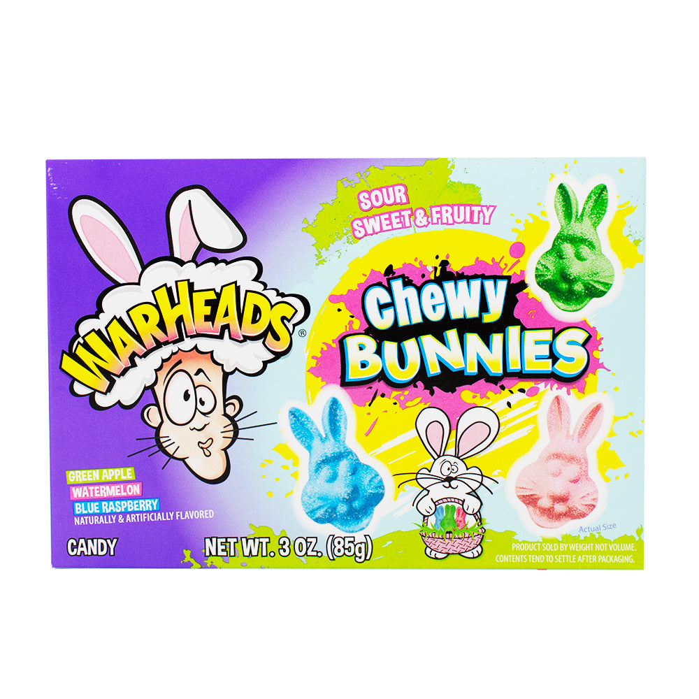 Warheads Easter Chewy Bunnies Theatre Box - 3.5oz