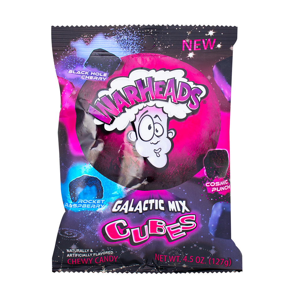 Warheads Galactic Mix Cubes - 4.5oz