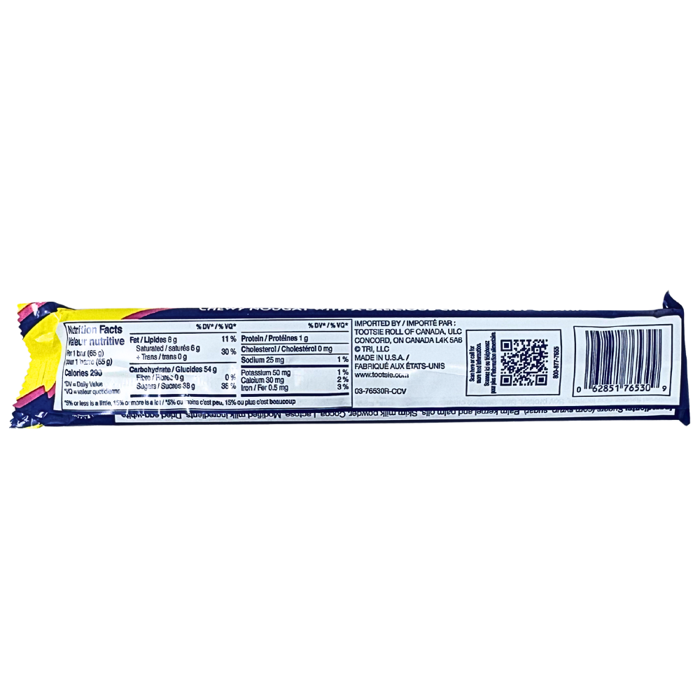 Charleston Chew - Vanilla Candy Bar - 65g