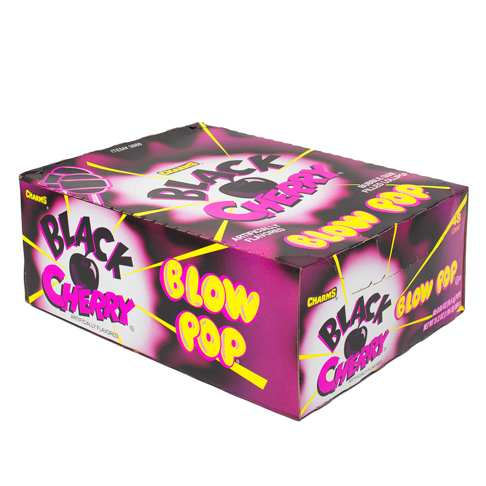 Charms Blow Pop Black Cherry | Candy Funhouse US