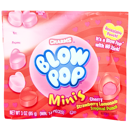 Charms Valentine Blow Pop Minis - 3oz