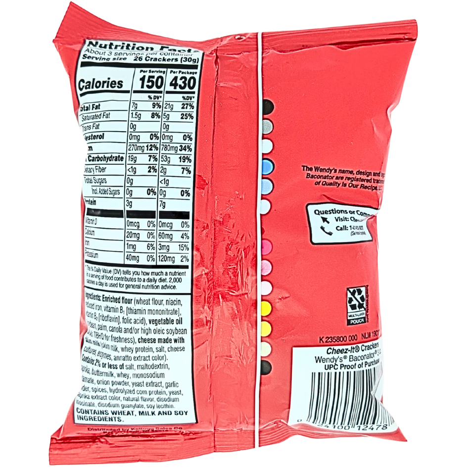 Cheez It Wendy's Baconator - 85g