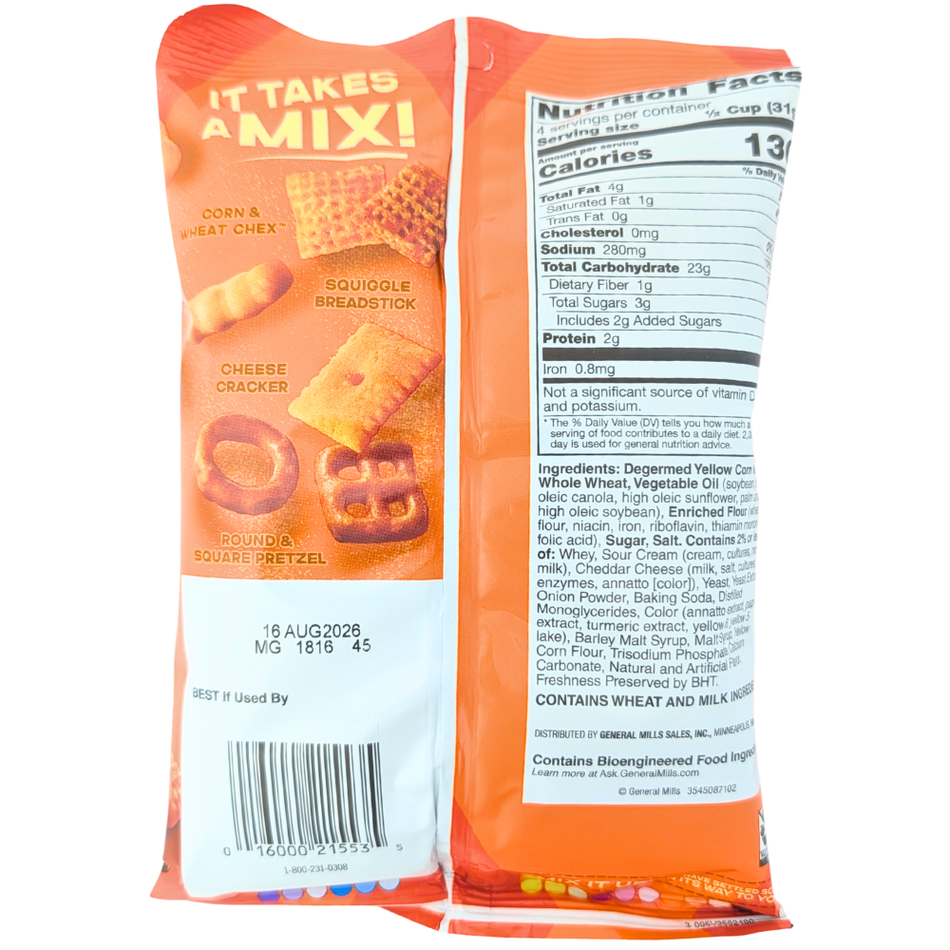 Chex Mix Cheddar Savory Snack Mix - 4.5oz