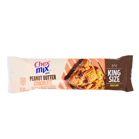 Chex Mix Peanut Butter Chocolate Cereal Bar King Size - 2.2oz