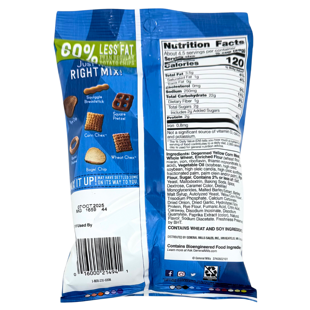 Chex Mix Traditional Snack Mix - 4.5oz