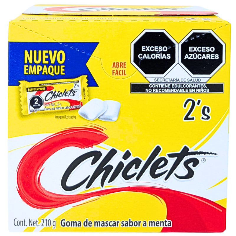 Chiclets Gum Pruebalos Mint - 75 Count