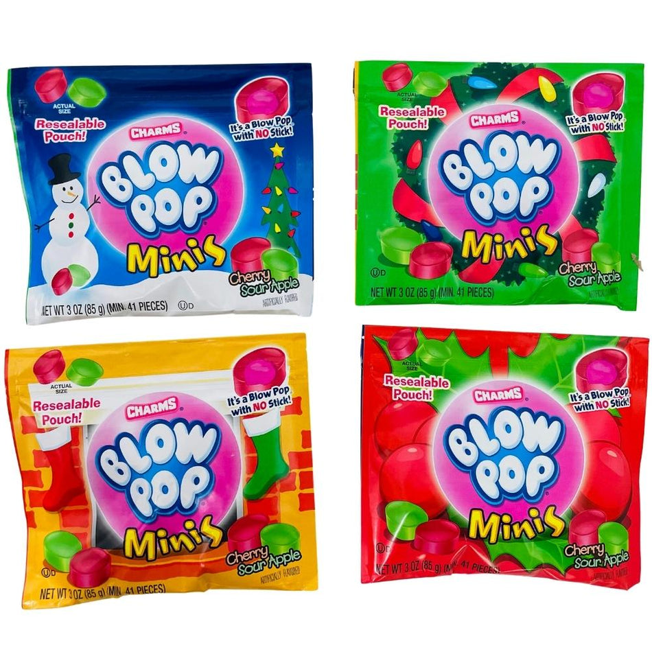 Charms Blow Pop Minis Christmas Pouch - 3ozCharms Blow Pop Minis Christmas Pouch - 3oz