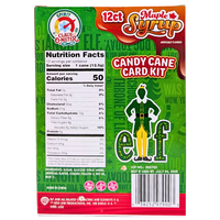 Christmas Elf Maple Syrup Candy Cane Card Kit - 150g