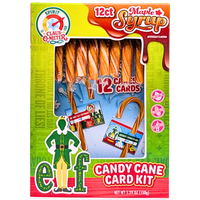 Christmas Elf Maple Syrup Candy Cane Card Kit - 150g