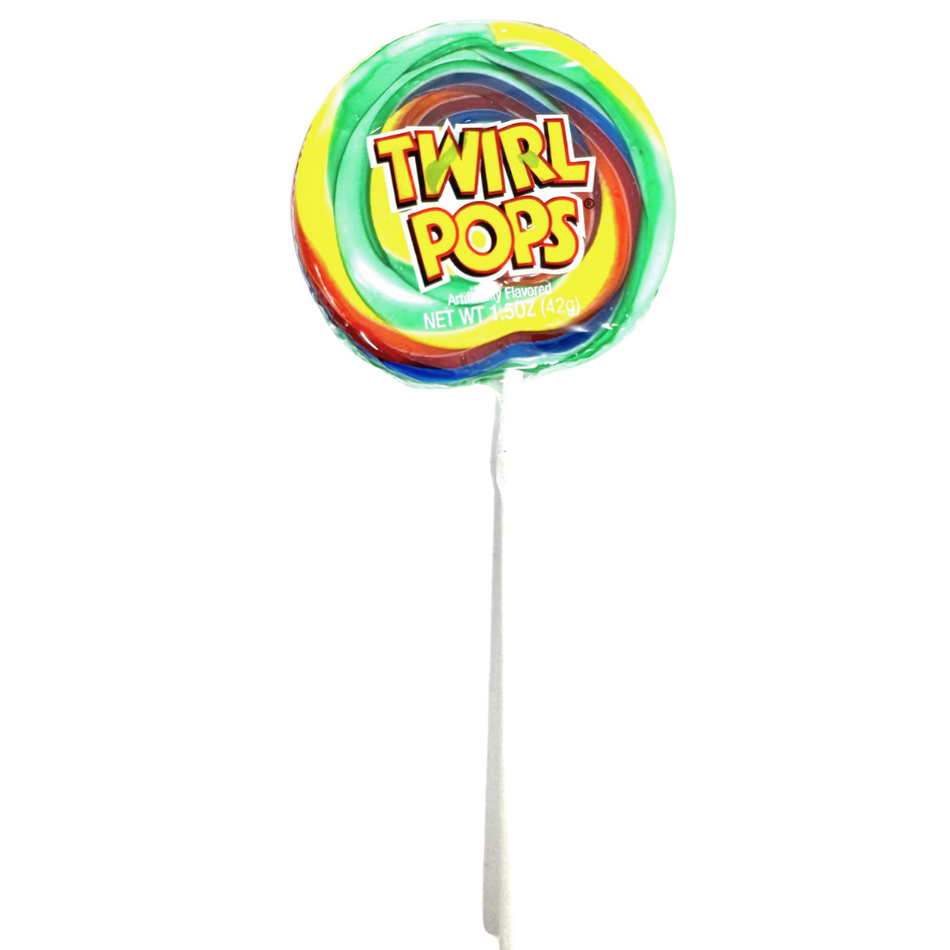 Adams & Brooks Rainbow Twirl Pops - 1.5oz