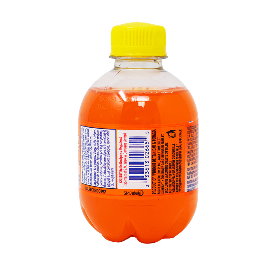 Chubby Orange Tango Soda - 250mL  Nutrition Facts Ingredients