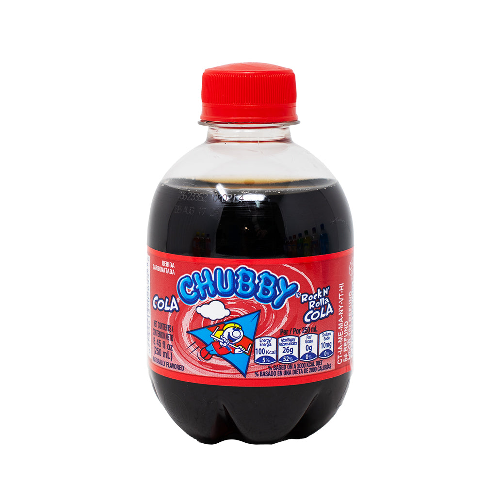 Chubby Rock N' Rolla Cola Soda - 250mL | Candy Funhouse – Candy Funhouse US