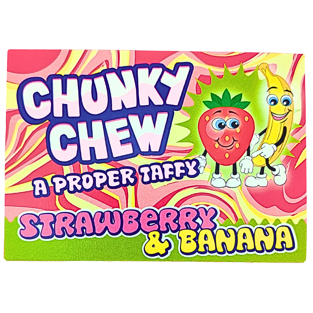 Chunky Chew Strawberry & Banana (UK) - 100g