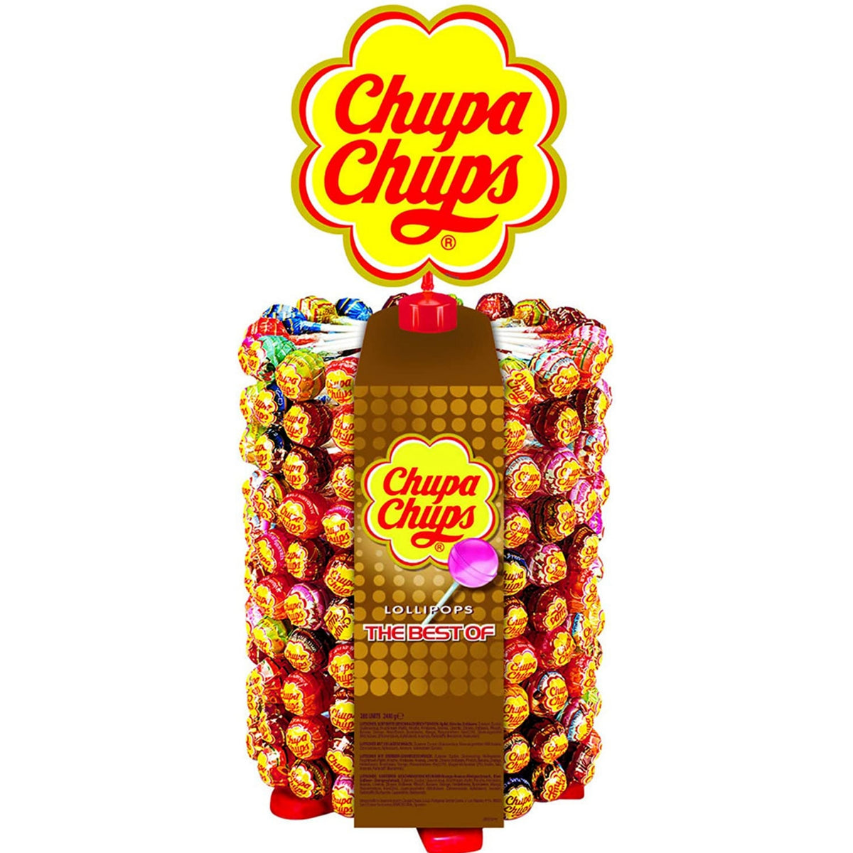 Chupa Chups Best Of Carousel Display - 200ct