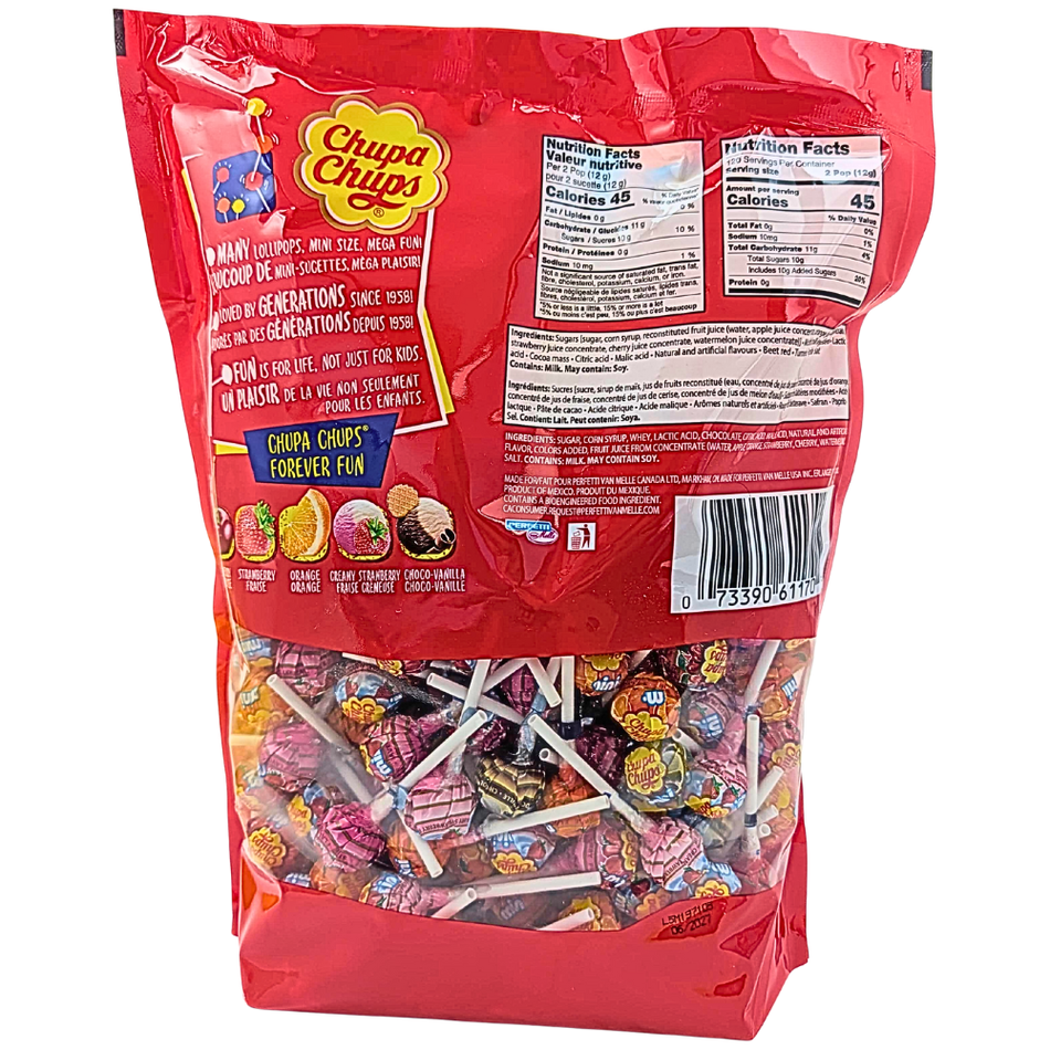 Chupa Chups 240ct Minis - 1.44kg