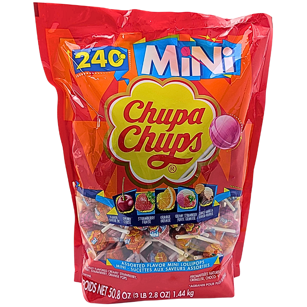 Chupa Chups 240ct Minis - 1.44kg