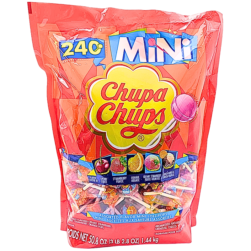 Chupa Chups 240ct Minis - 1.44kg