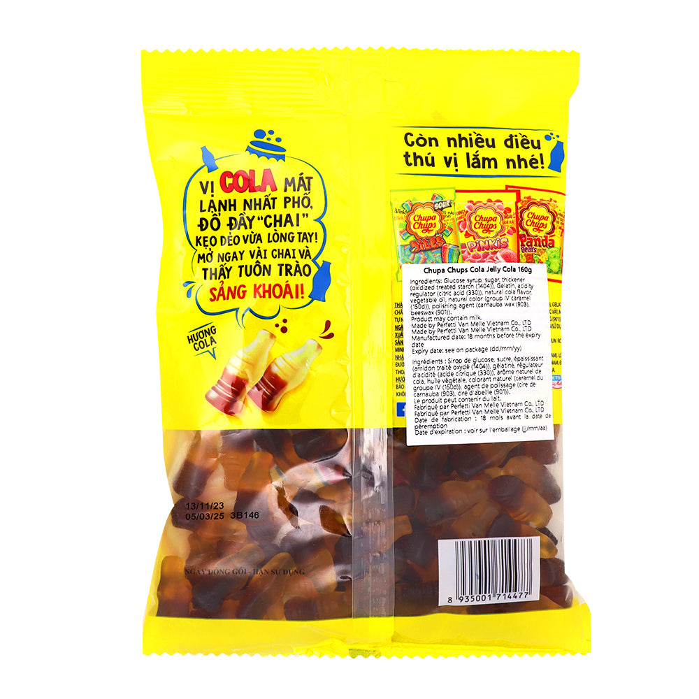 Chupa Chups Cola Gummy (Vietnam) - 160g  Nutrition Facts Ingredients
