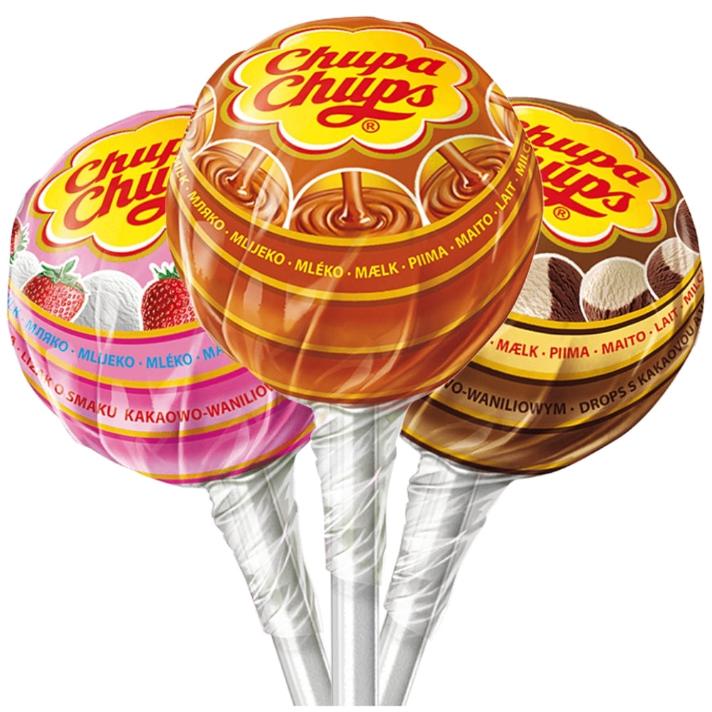 Chupa Chups Milky Lollipops-Chupa Chups-Lollipops-Old fashioned candy