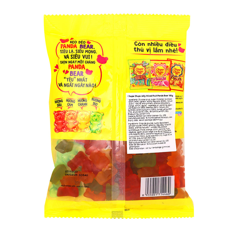 Chupa Chups Panda Bears (Vietnam) - 160g  Nutrition Facts Ingredients

