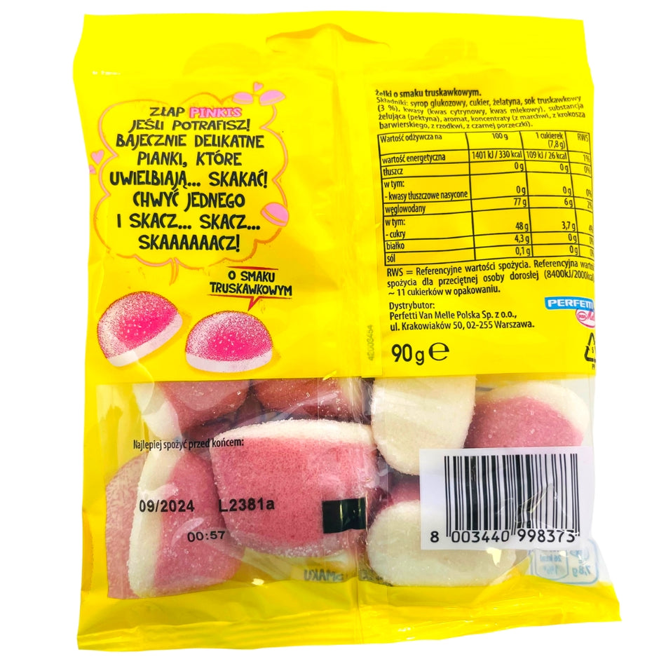 Chupa Chups Pinkis with Fruit Juice - 90g Nutrition Facts Ingredients