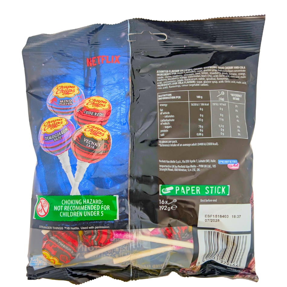 Chupa Chups Stranger Things 4 Flavours - 192g