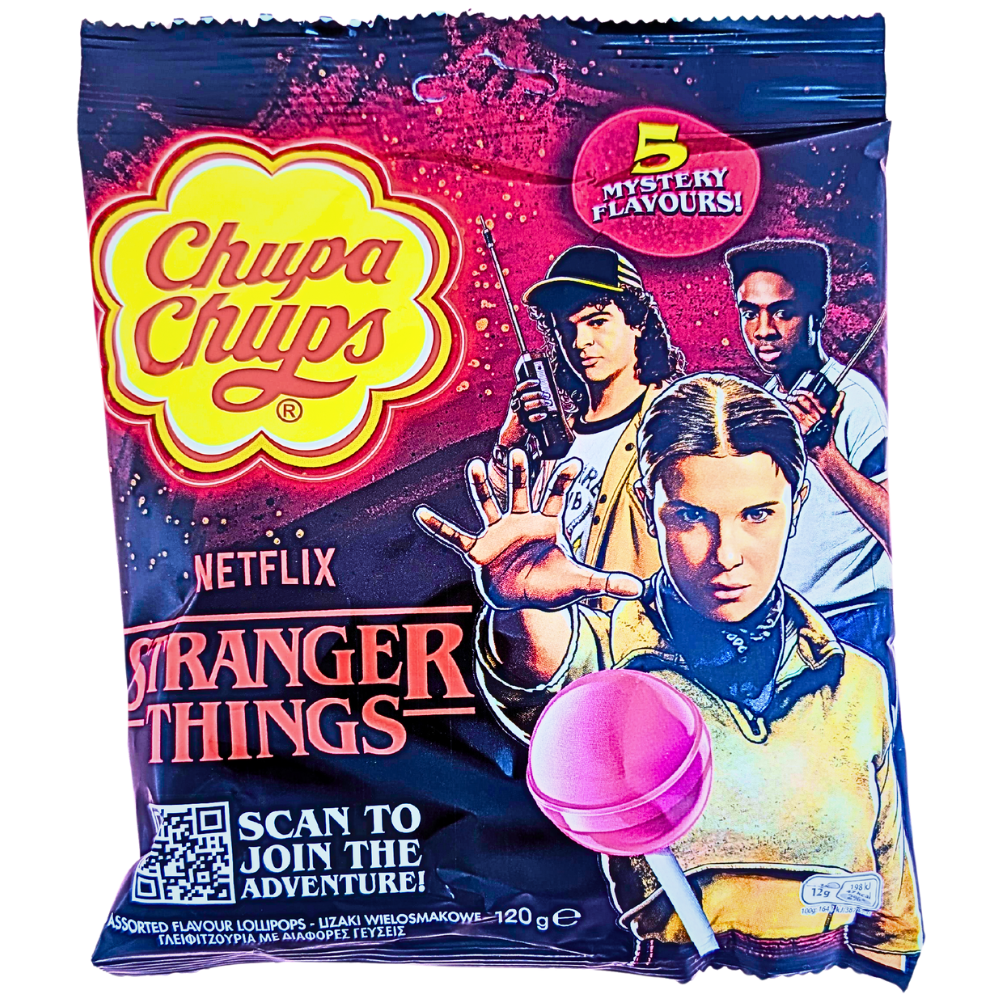 Chupa Chups Stranger Things 5 Flavours - 120g