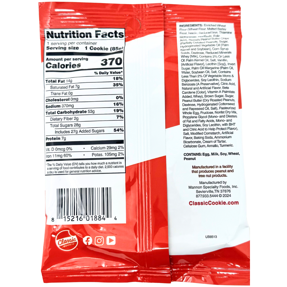 Classic Cookie with Reese's Peanut Butter - 3oz