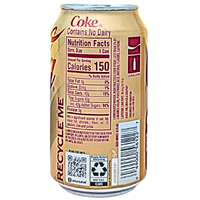 Coca Cola Holiday Creamy Vanilla Zero Sugar - 355mL