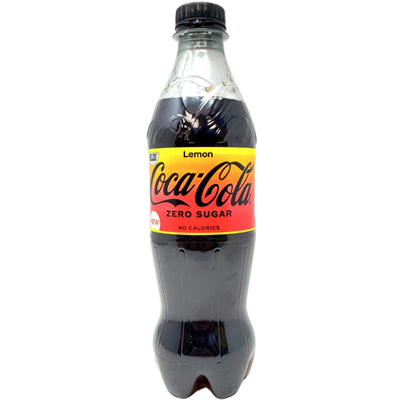 Coca Cola Lemon Zero Sugar (UK) - 500mL