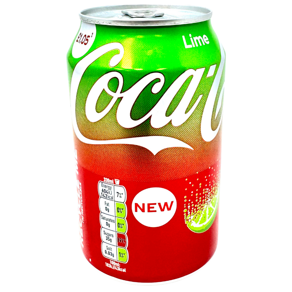 Coca Cola Lime (UK) - 330mL