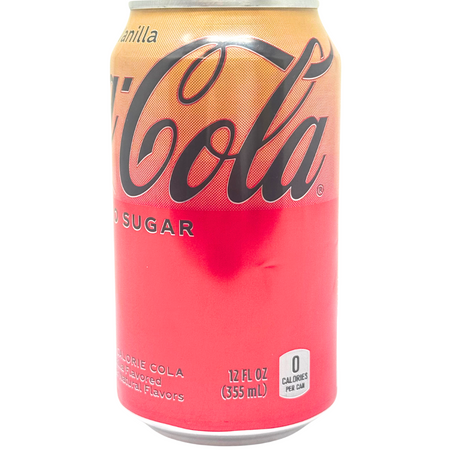 Coca Cola Zero Sugar Vanila - 355ml